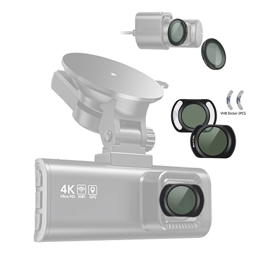 

FOR REDTIGER F7N CPL Filter Circular Polarizing Lens CPL for Dash cam Lens Protection for F7N Effect Filters Support F7N Series