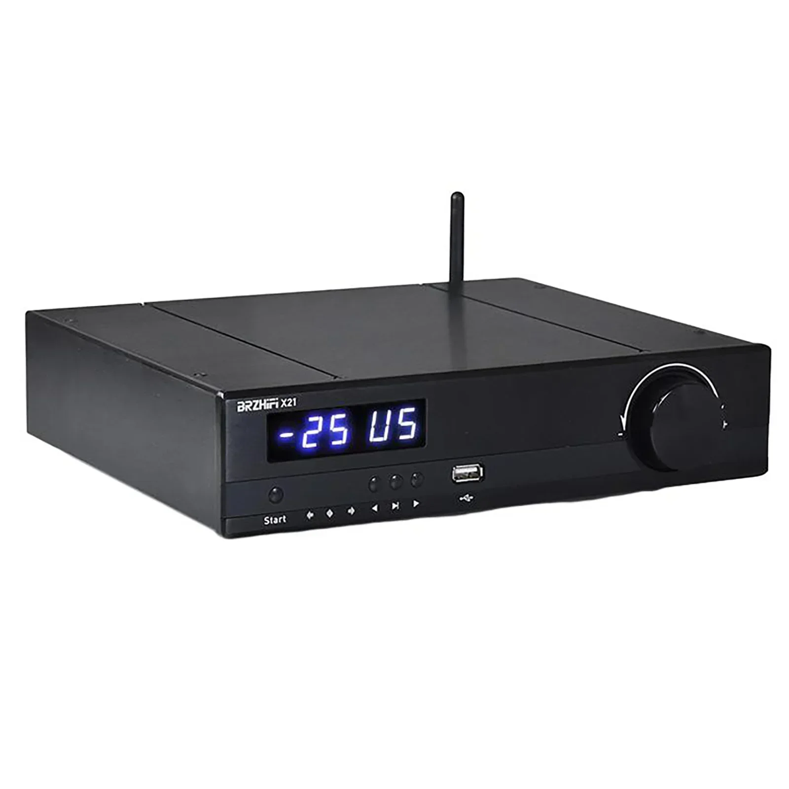 AMXEKR Fever 2,1-канальный усилитель высокой мощности U-диск HD Bluetooth LDAC Цифровое декодирование Воспроизведение без потерь
