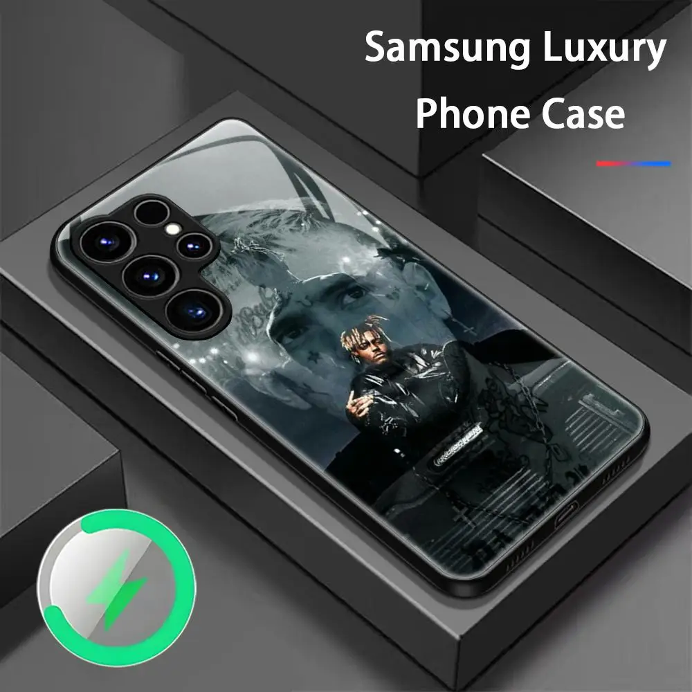 حار مغني الراب XX-X T-Tenta-cionS جراب هاتف لسامسونج S25 S24 S23 S22 S21 S20 زائد الترا نوت 20 الزجاج المغناطيسي