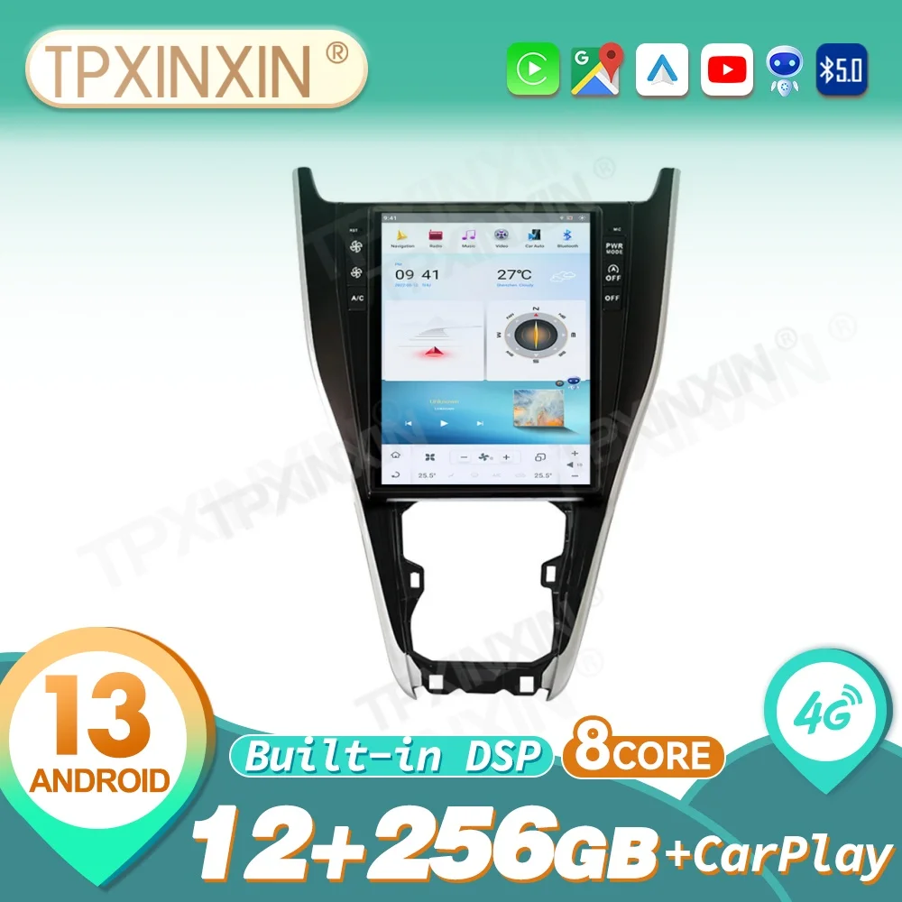 

Qualcomm For Toyota Harrier 2013~2018 Android 13 Car Multimedia Player Voice Control GPS Navigation Car Radio Stereo Head Unit
