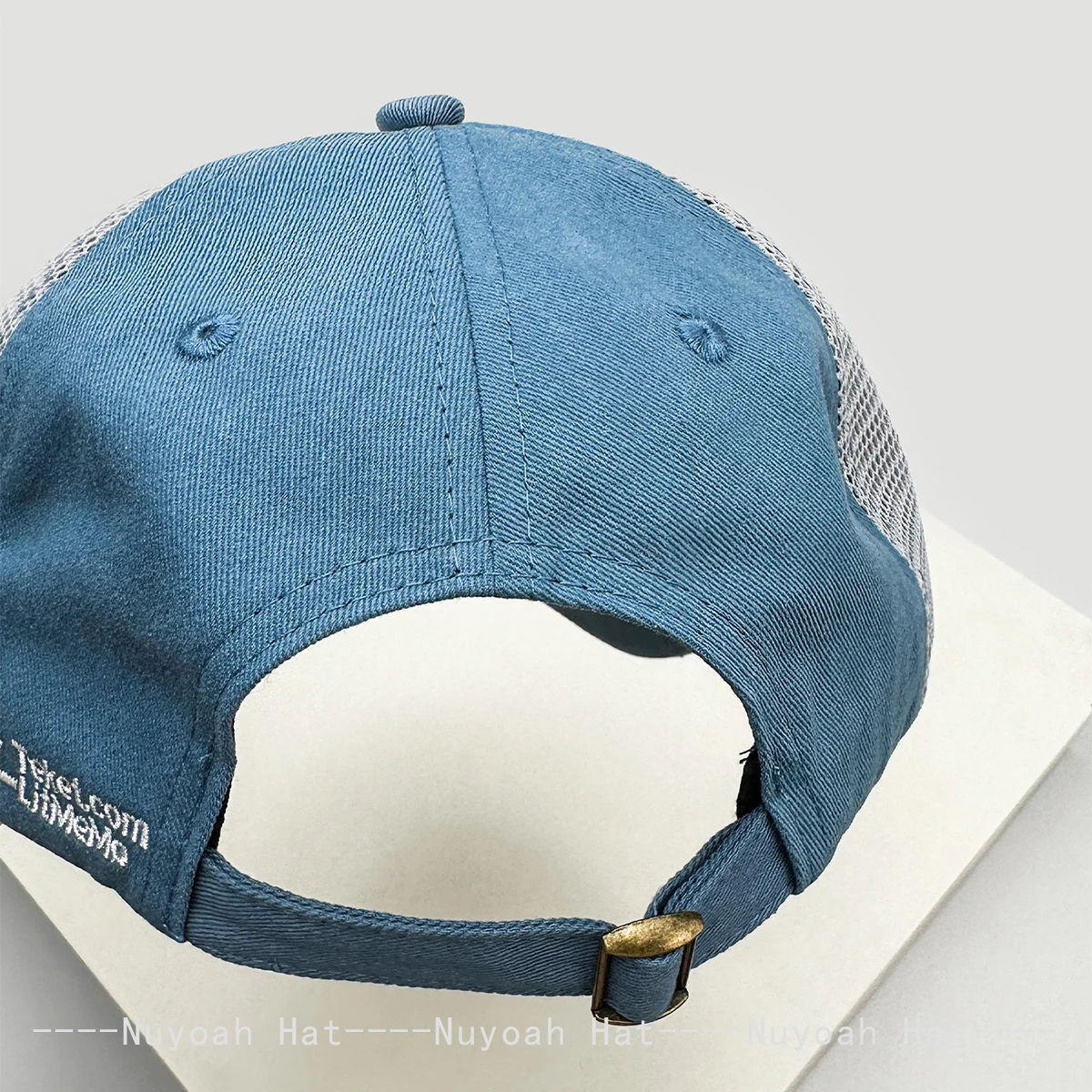 New Men Women Korean Mesh Embroidered Letters Baseball Hats Sunshade Retro Versatile Outdoor Peaked Caps Niche Fashion Street