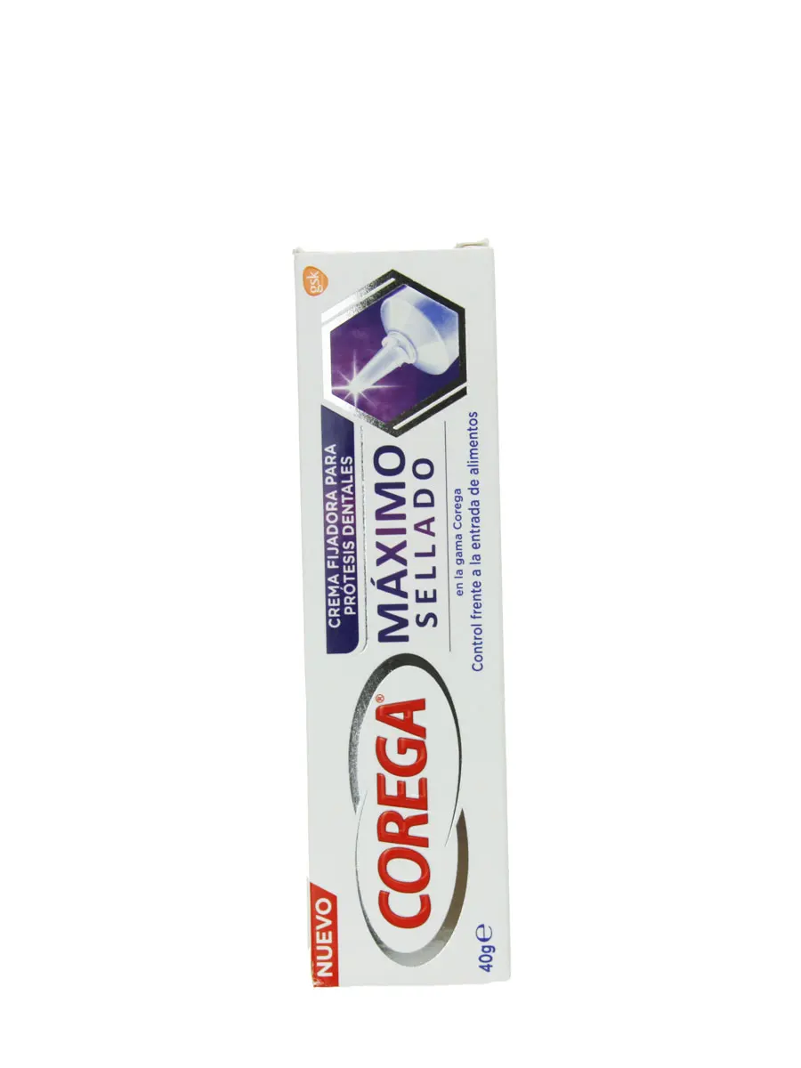 Maximum sealing Corega 40g - Control against food intake