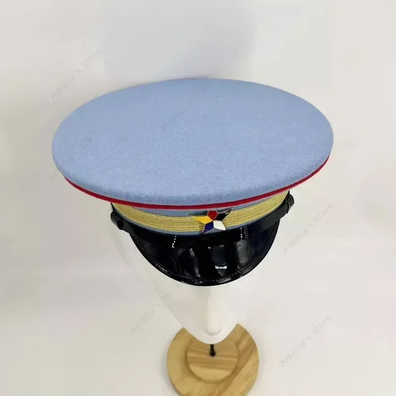 قبعة Beiyang Warlords الصينية بلغت ذروتها للرجال والنساء قبعة الاستنساخ التاريخية