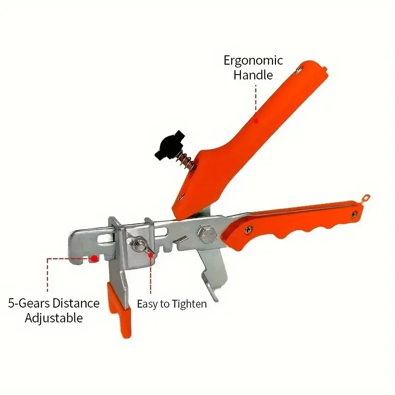 Fliesen-Nivellierzange, Wand- und Bodenfliesen-Nivelliersystem, Zange, Fliesen, ausgewogenes Gerät, Fliesenverlegung, Keile, Nivellierer, Fliesenwerkzeuge