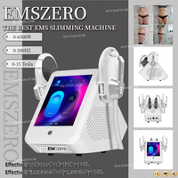 EMSzero Body Sculpt Machine:Electro Magnetic Stimulation Body Sculpting and Muscle Building Machine Professional Fat Reduction