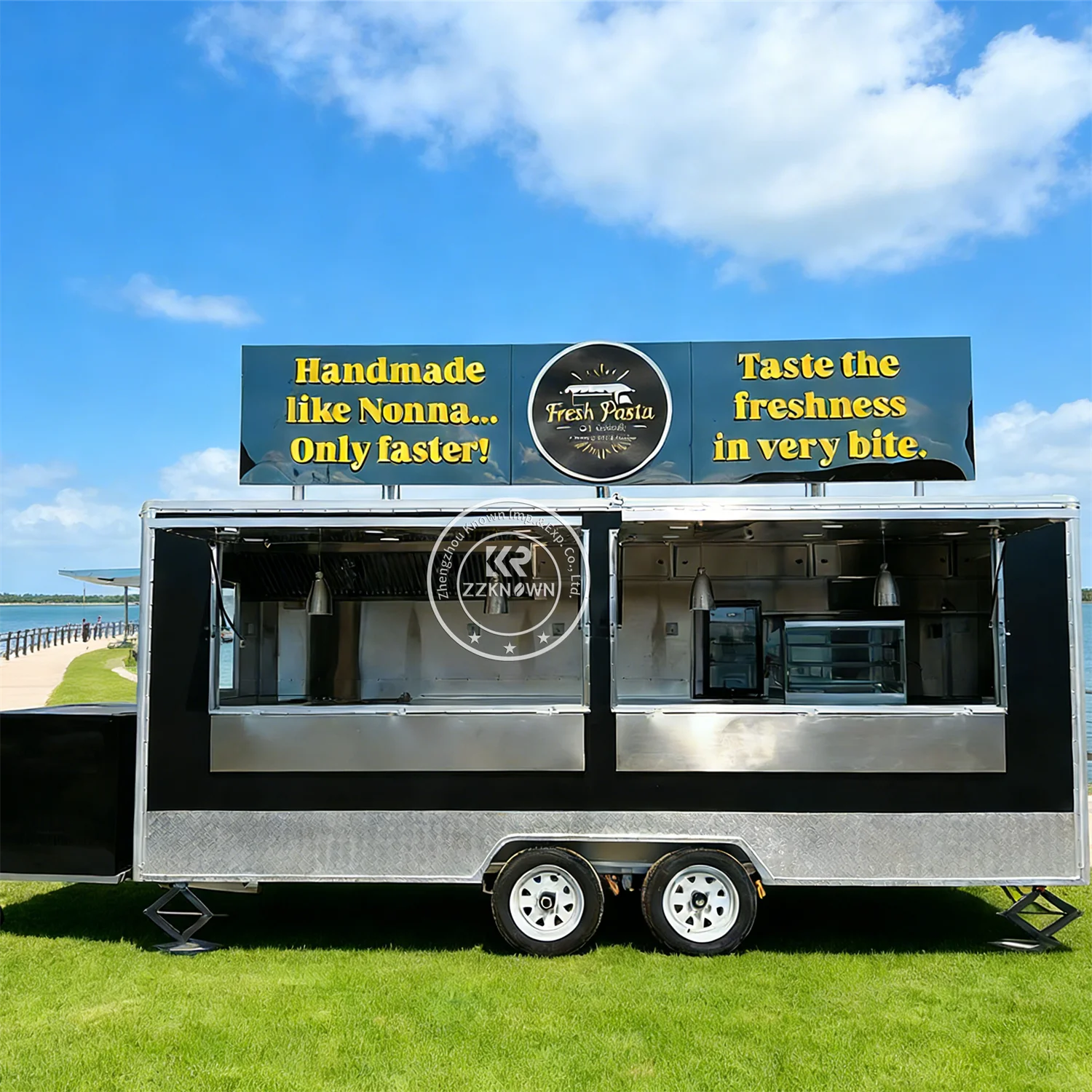 

Mobile Outdoor Vending Catering Truck Custom Built Snack Food Trailer Mobile Portable Stainless Steel Fast Food Truck