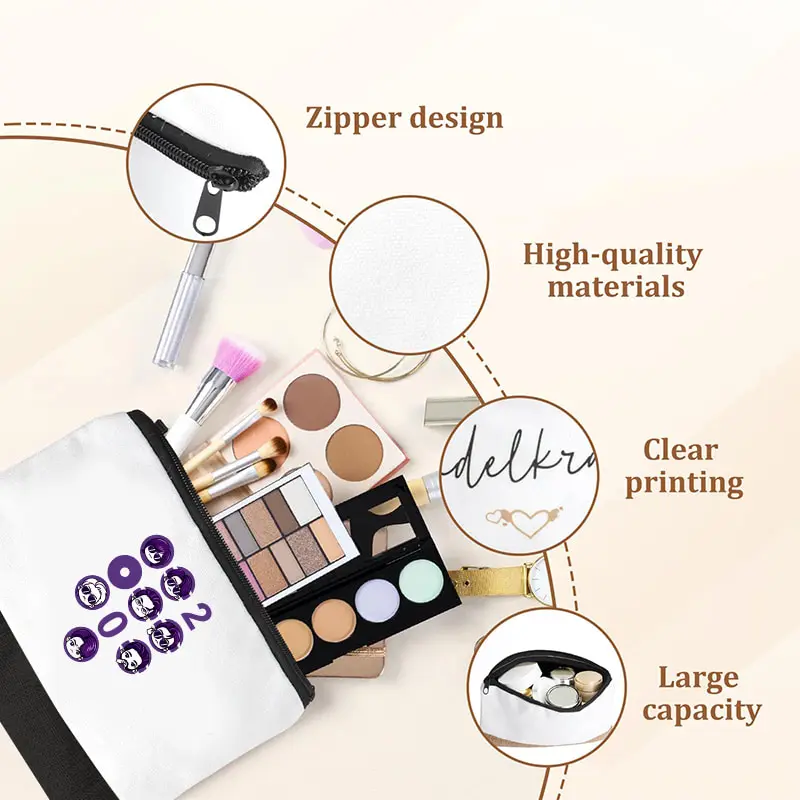 Arirang 2.0 World Tour 2026 Spliced Makeup Organizer Bag Multifunctional Spliced Contrast Color Storage Bags Kpop Fan Gift