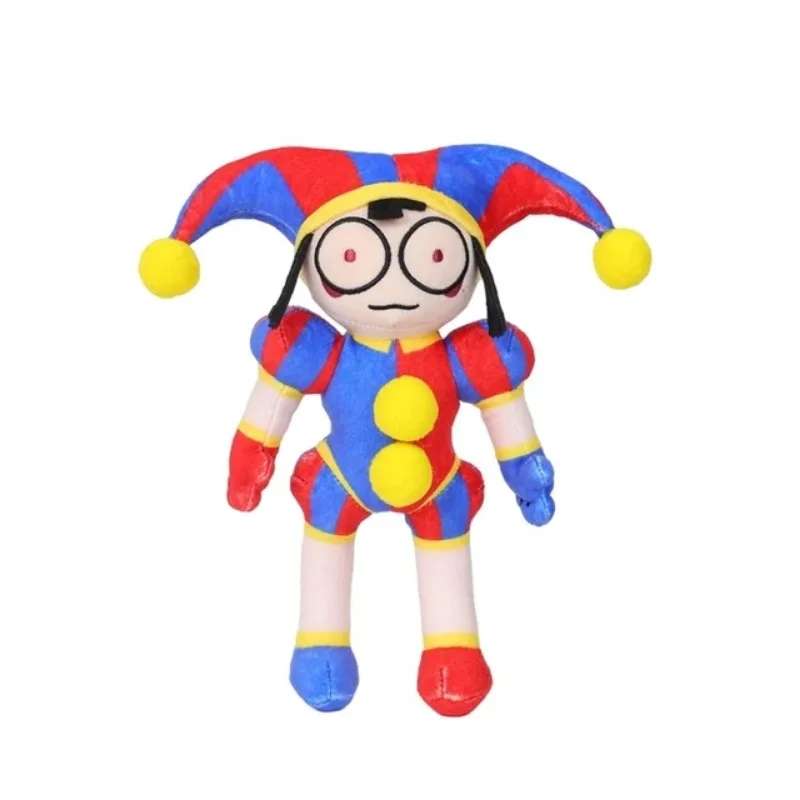 Nuovo The Amazing Digital Circus peluche Clown Ragatha pomni Cartoon Jax Doll Joker peluche morbido divano imbottito decorare regalo di natale