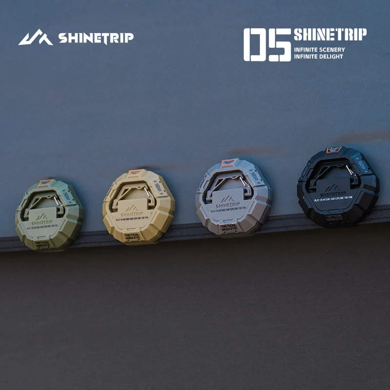 Outdoor Tactical Magnetic Hook ShineTrip Multi-Purpose Hook For Camping Light Tactical Gear Strong Adhesion Light Stand Base