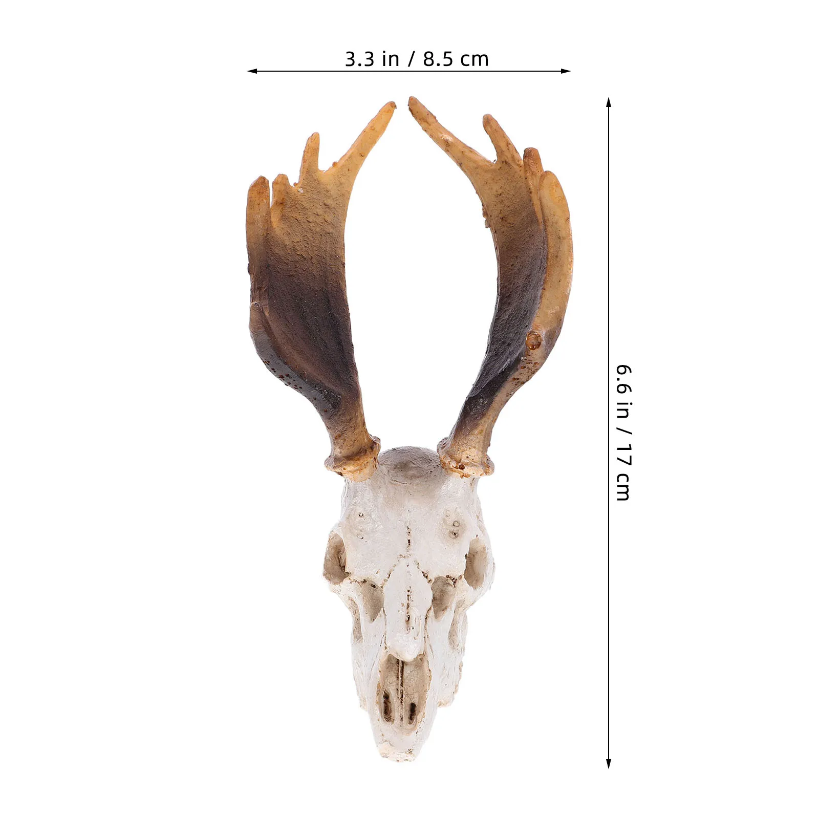 

Skull Decoration Resin Hide Place Reptile Hideout Portable Shelter Tortoise Hiding Cave Pet Deer Medium Size Reptile Tank