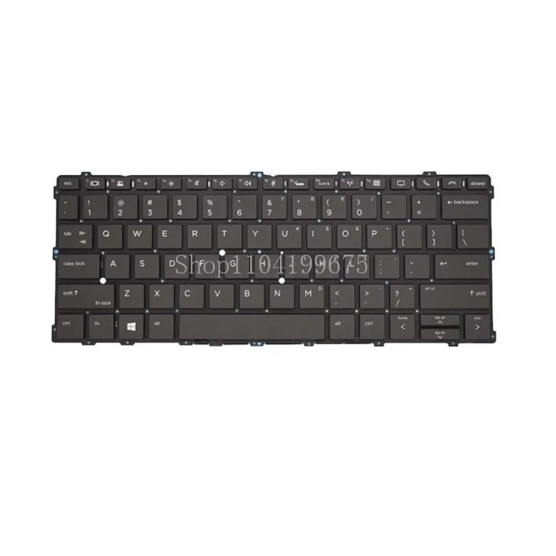 US Keyboard for HP EliteBook x360 1030 G2 1030 G3 Black With Backlit 918018-001