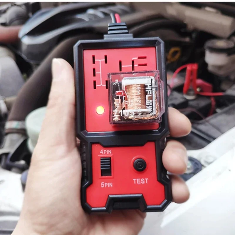 مجموعة أدوات اختبار مرحل السيارة متعددة الأغراض 12 فولت - جهاز تشخيص الدائرة الإلكترونية