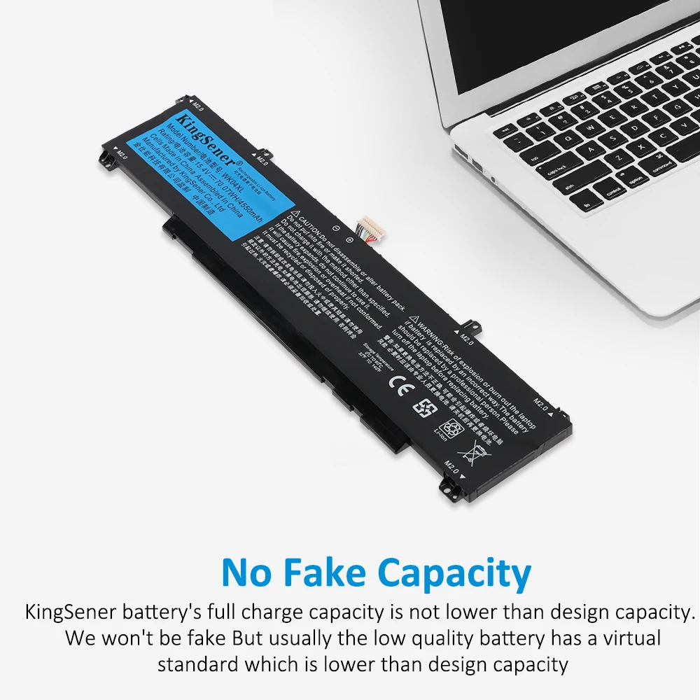 KingSener WK04XL Laptop Battery for HP Omen 16 17 7 8 Victus Pro TPN-Q263/Q264 M41640-AC1 HSTNN-OB21 TPN-Q265 TPN-Q266 TPN-Q280