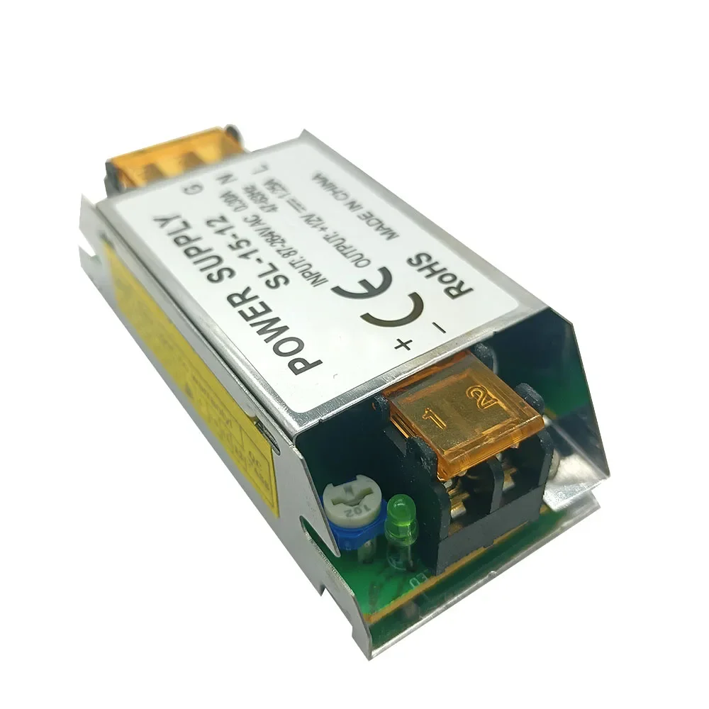 Mini AC - DC power supply 10W 24V 0.5A1.25A 0.8A LED driver single output, ultra-thin SMPS power supply 110V/220V to 12V 24V