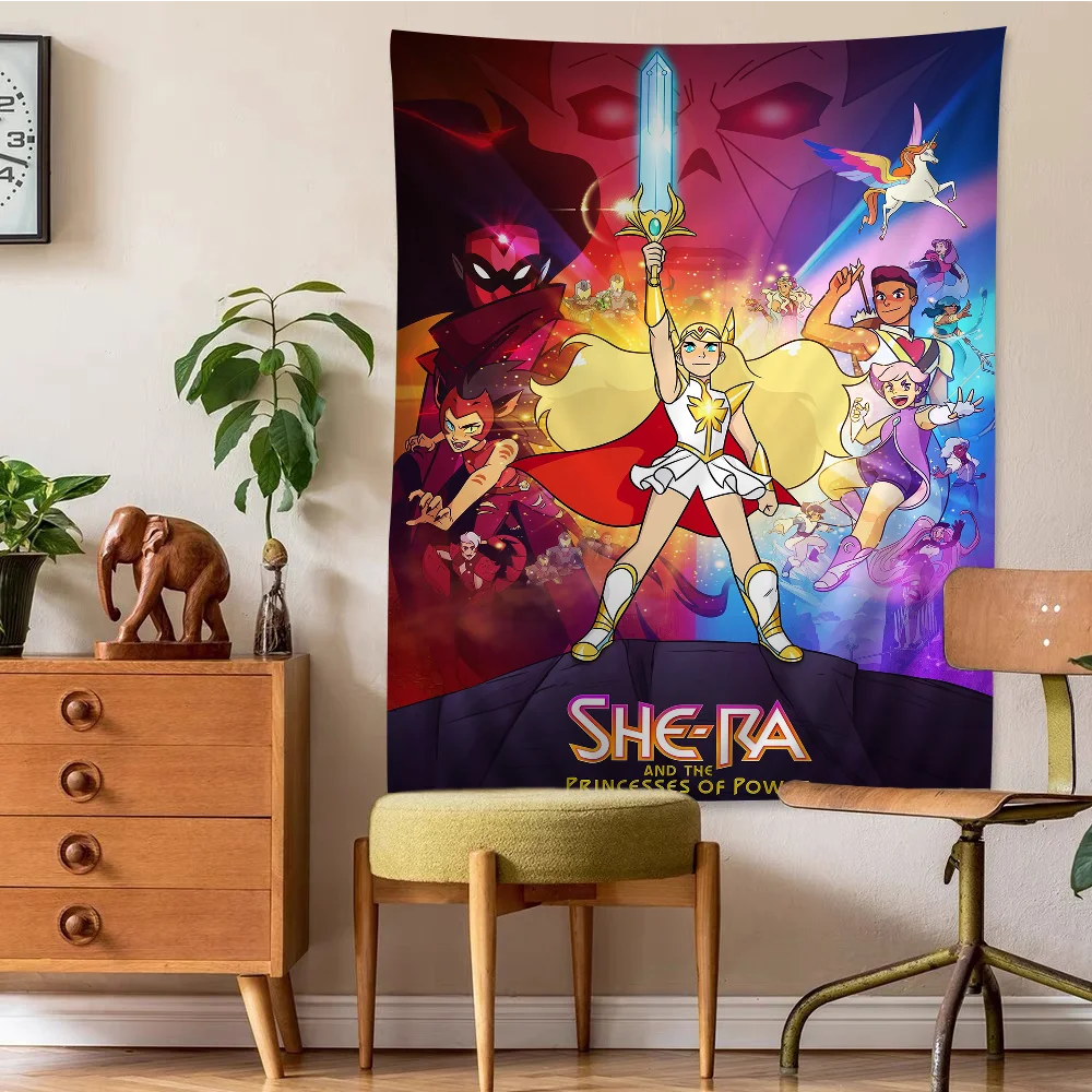 She Ra and The Princesses of Power Hanging Bohemian Tapestry Hanging Tarot Hippie Wall Rugs Dorm Wall Hanging Home Decor