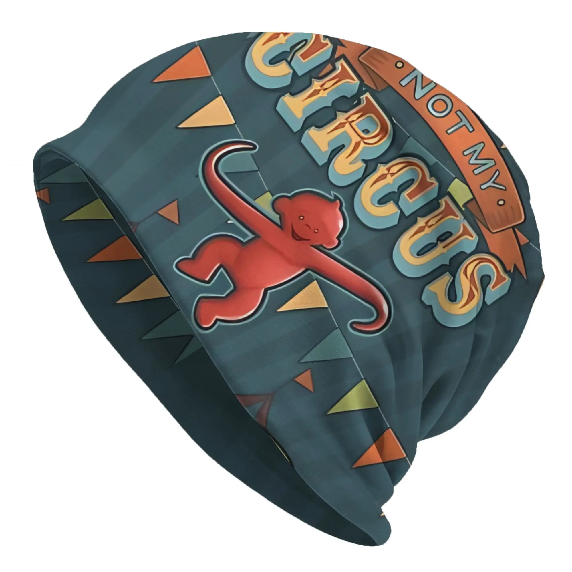 Gorros Circus Theme  Summer Hats Not My Monkeys Thin Hat Bonnet Special Skullies Beanies Caps Men Women's Earmuffs