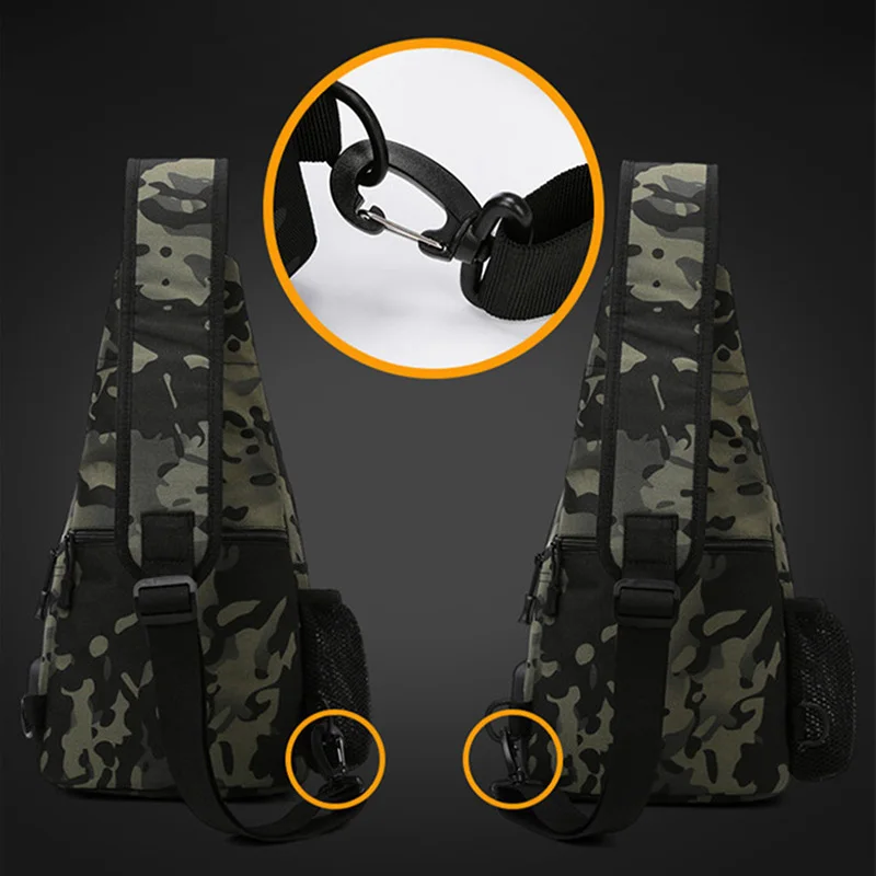 Chest Bag Men Tactical Outdoor Sports Shoulder Crossbody Bags Waterproof Fanny Pack Travel Mutifunction Backpack Women Y29A