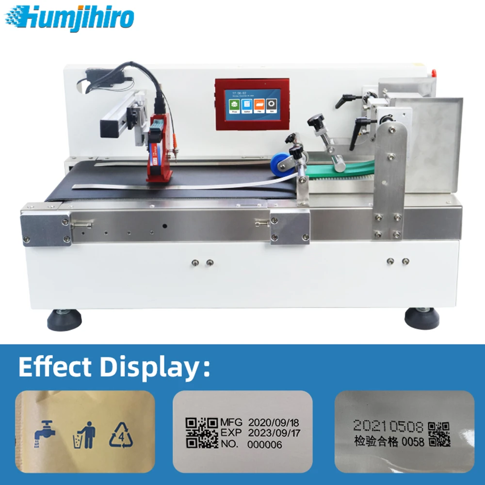 Impressora de Paginação Online Automática Máquina de Impressora de Codificação de Tinta Térmica Máquina de Paginação de Etiqueta de Caixa de Caixa de Plástico