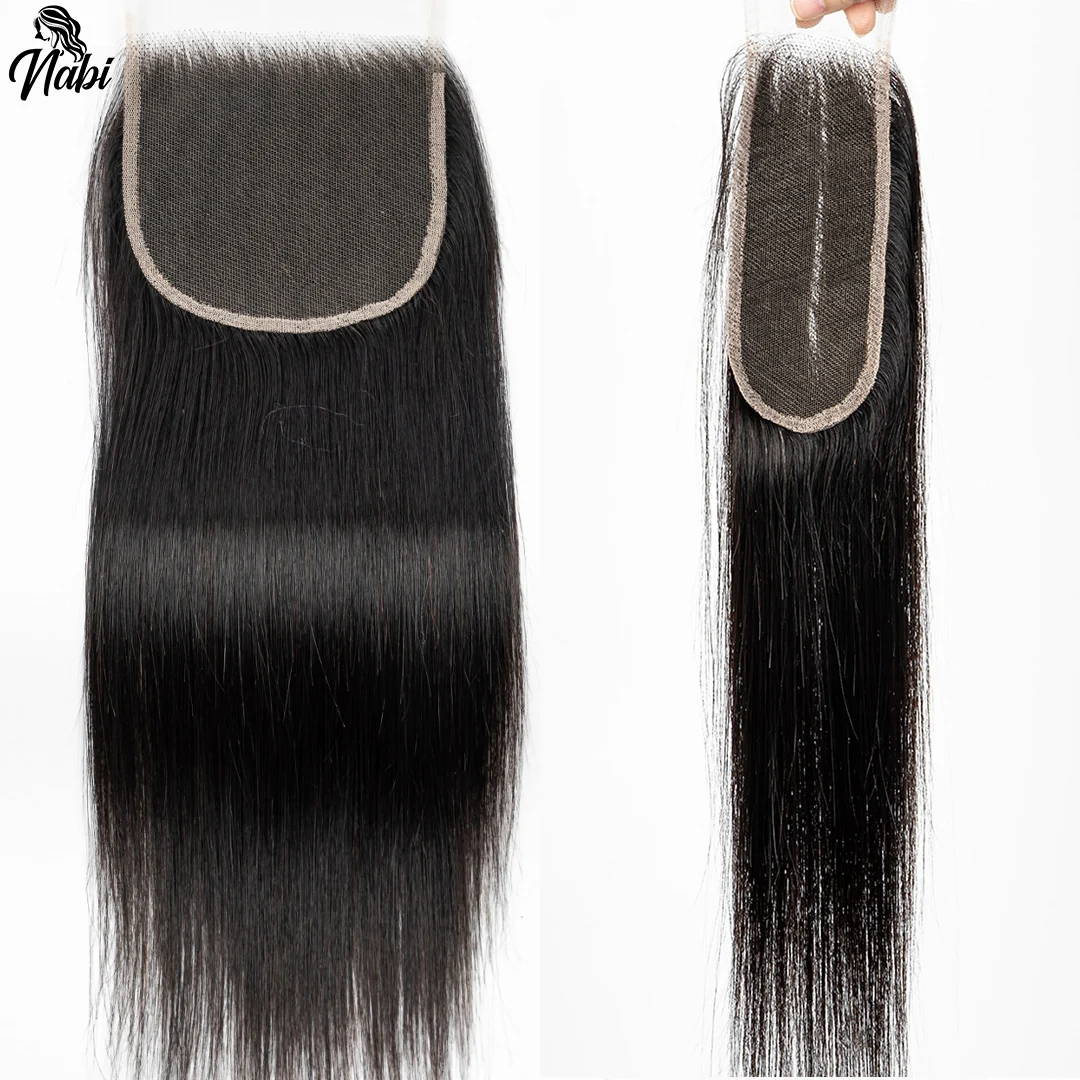 

Nabi 13x4 HD кружевная фронтальная застежка 12-24 дюймов 100% человеческие волосы необработанные вьетнамские девственные прямые волосы для женщин