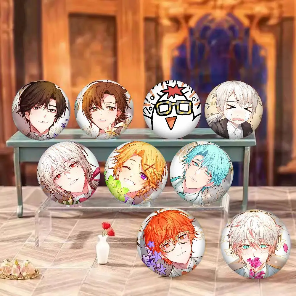 Game Mystic Messenger 32/44/58MM Customizable Button Pins Cute Funny Creative Badge Jewelry Decor Gifts for Friends