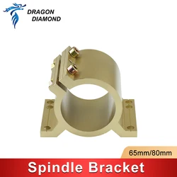 CNC Auto Pressure Plate Clamp Diameter 65/80mm Golden Tilting Motor Clamping Fixture Holder For Spindle Motor Router Machine