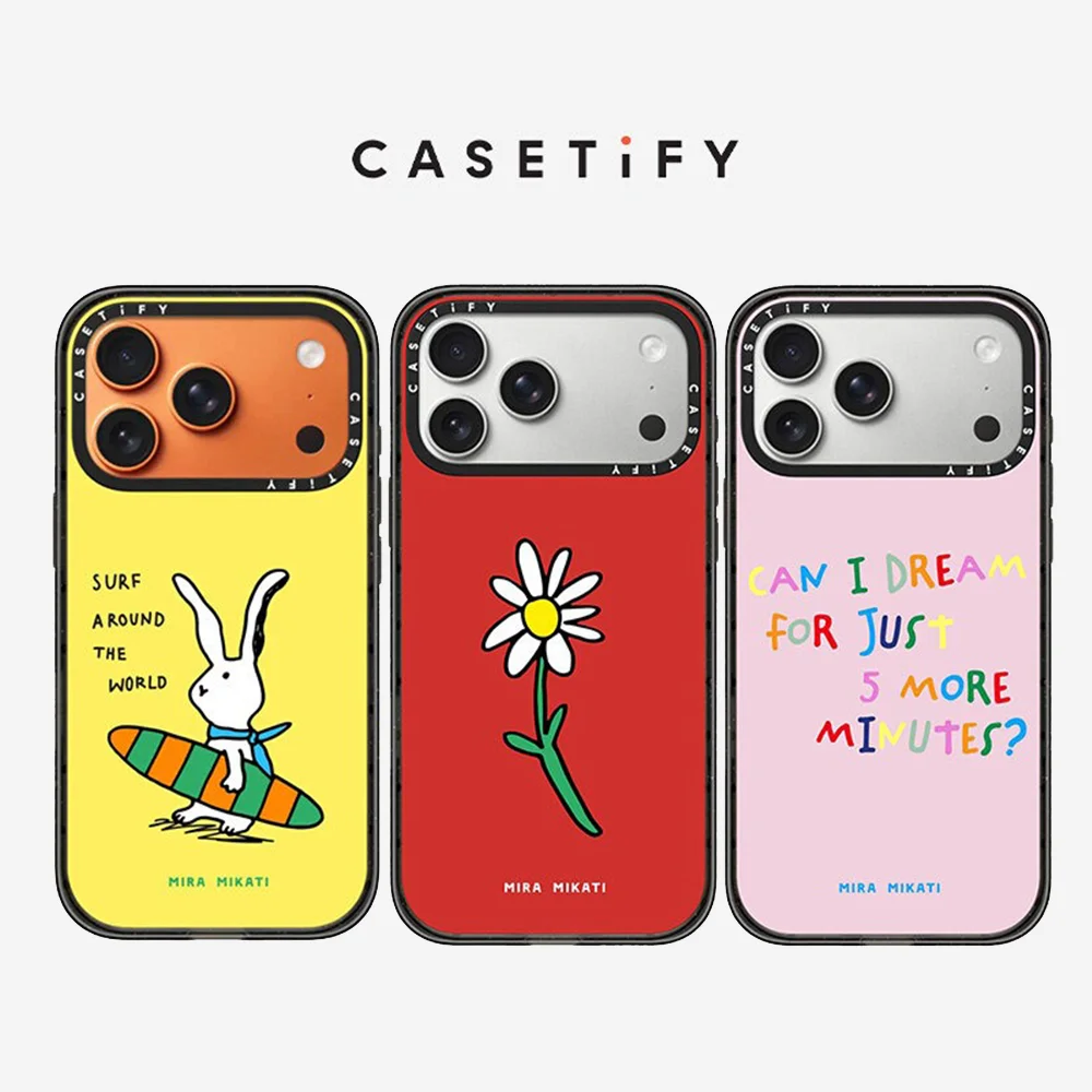 

CASETiFY Mira Mikati Collection Series Magnetic Drop-proof Case for iPhone 13 14 15 16 17 Pro Max Air Plus Protect Cover