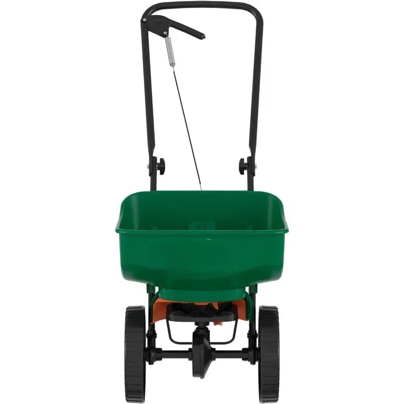 

Turf Builder EdgeGuard Mini Broadcast Spreader for Seed,Fertilizer,Salt,Ice Melt, Holds up to 5,000 sq.ft. Product