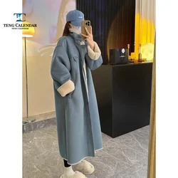 Imitation fur, long and thick environmentally friendly sheepskin suede integrated coat, women's autumn and winter new style