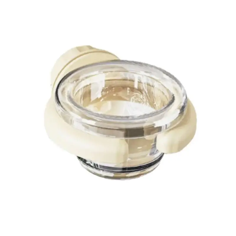 E8BD Bird Cage Feeding Cup with Clamp Plastic Transparent and Water Bowl for Cockatiels Parakeets and Small Pets Feeder