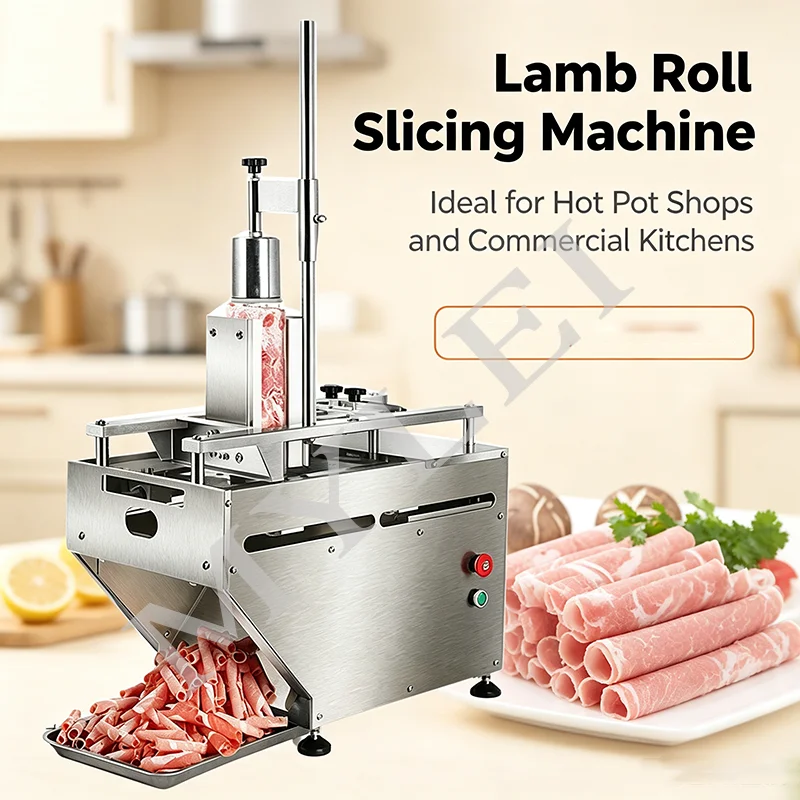 220V/110 Electric Slicer Household Lamb Slice Meat Slices Bread Hot Pot Desktop Meat