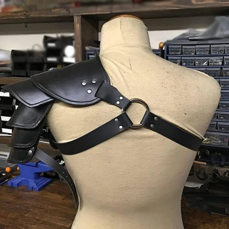 2025 Christmas Costume Medieval Retro Shoulder Armor Stage Performance COSPLAY Prop