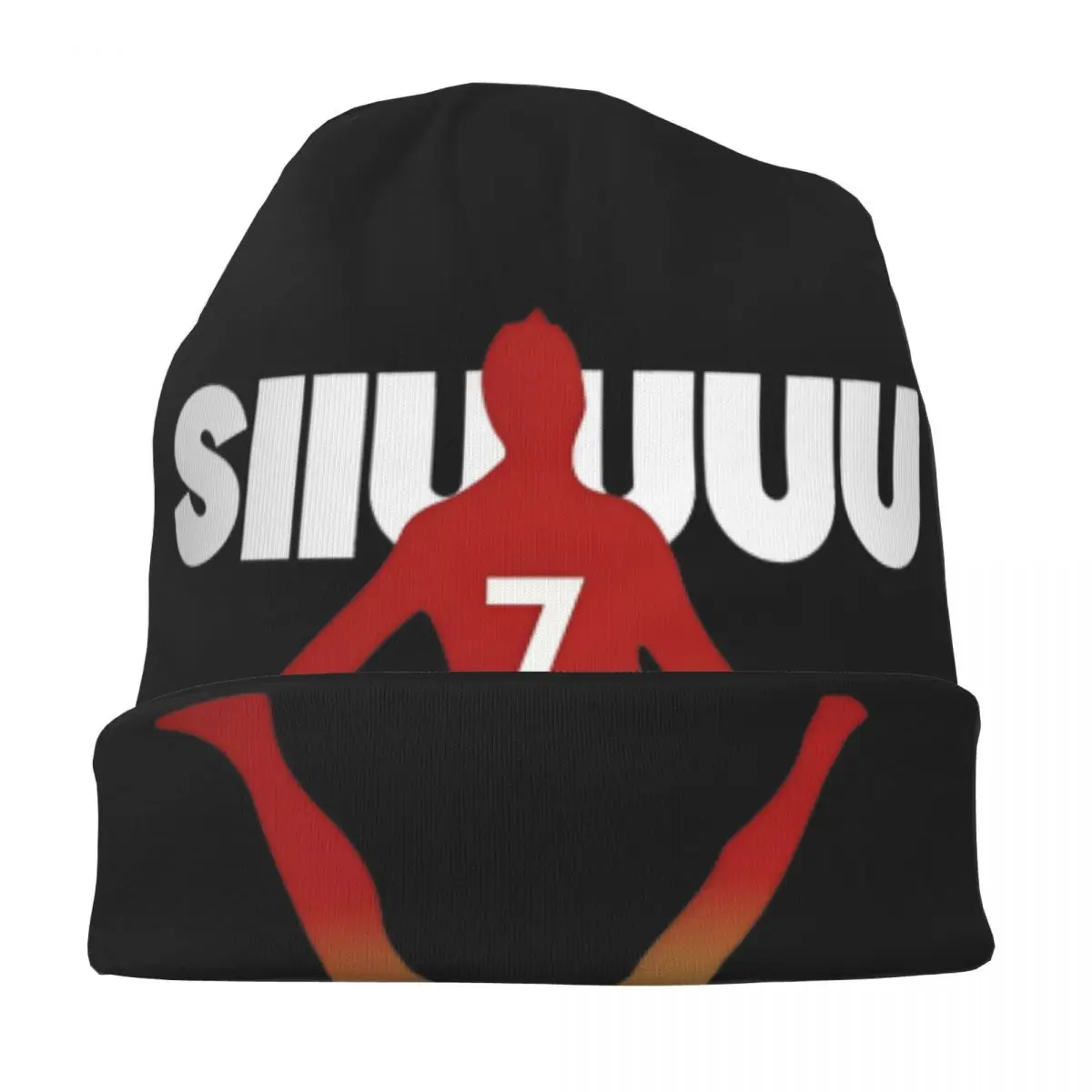 Siuuu CR7 Portugal Skullies Beanies Hat Hip Hop Unisex Ski Cap Warm Thermal Elastic Bonnet