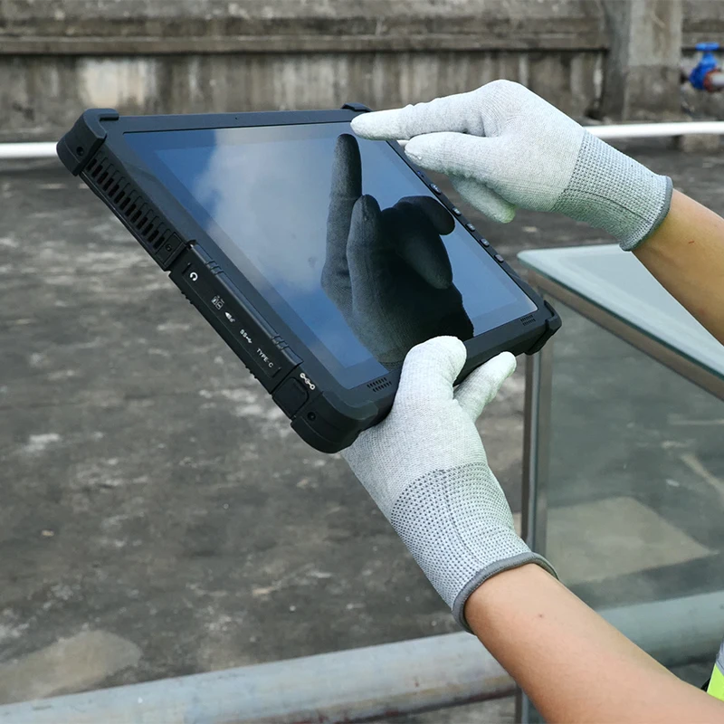 Rugged Windows Tablet with Full Magnesium Alloy Body, Industrial PC, Waterproof PC, I7-1255 CPU, 16G, 256G, 4G LTE, 10 in