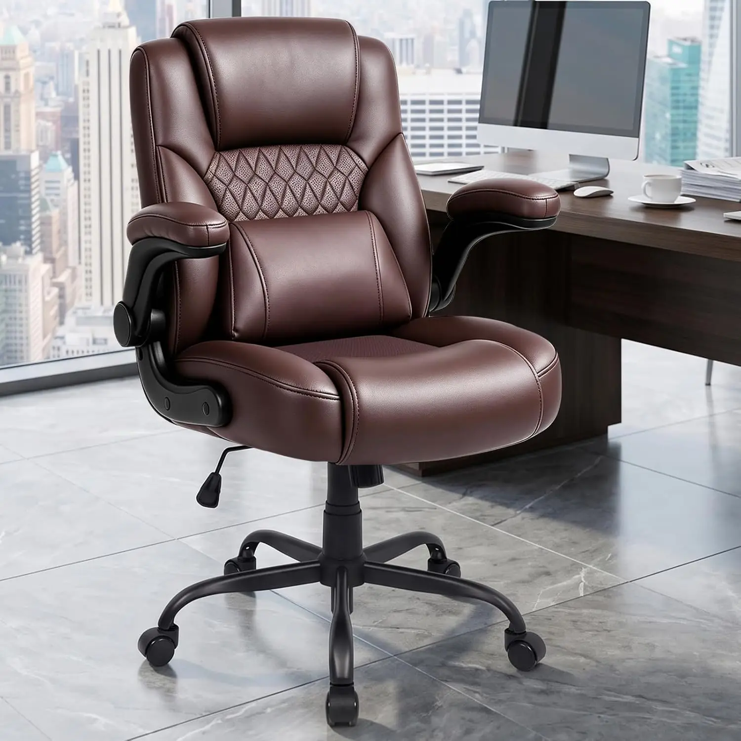 Home Office Chair with Lumbar Support, 5