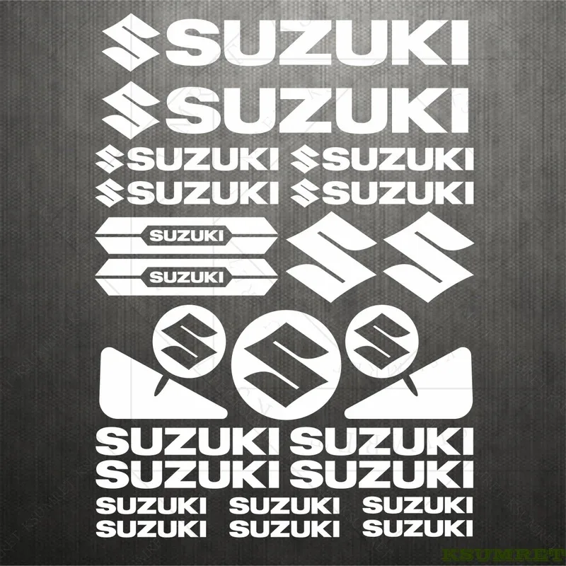 

Suzuki Stickers Logo Motorcycle Emblem Decals