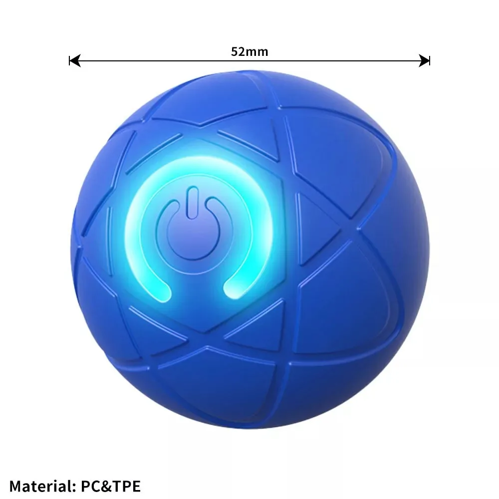 New Smart Teasing Dog Ball Bite Resistant LED Dog Bouncing Toy Ball Boredom Relief Artifact Dog Interactive Toy Ball