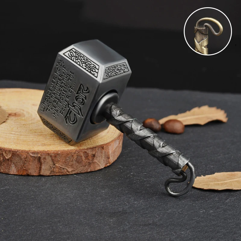 Legierung Fingertip Gyro Spinner Fidget Spielzeug für Erwachsene, Anti Stress Relief Spielzeug, Finger Gyroskop, Anti-Angst Metall Hammer Spielzeug