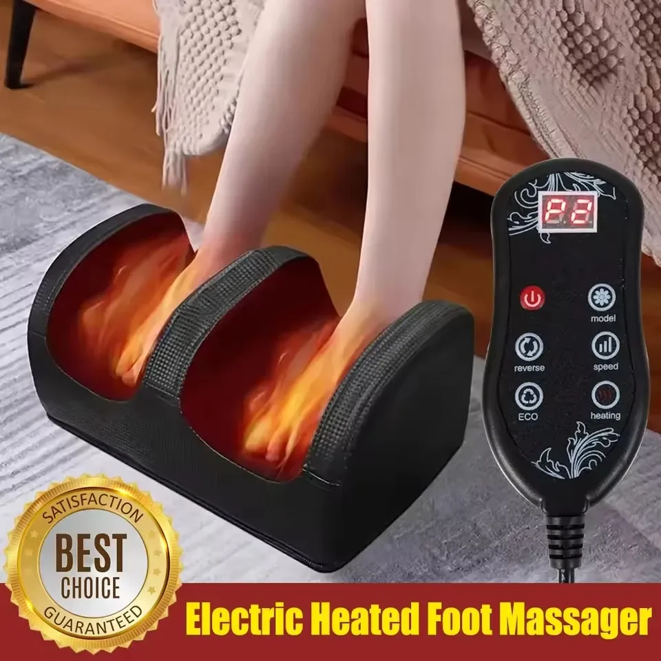 

Electric Heating Foot Leg Massage with Remote Control Infrared Compression Shiatsu Kneading Roller Muscle Calf Vibration Machine