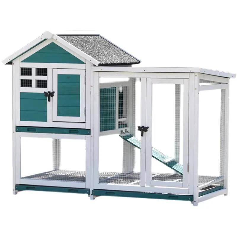 

Rabbit Cage Anti-spray Urine Luxury Double-layer Drawer Solid Wood Chicken Cage Bottom Net