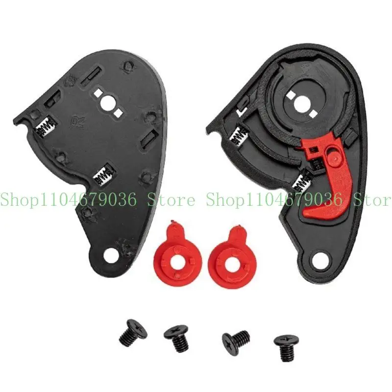 652F 1Pair Motorbike Helmets Visors Base Plate LensHolder For NZI TENDY Helmets Lens Fixing Base