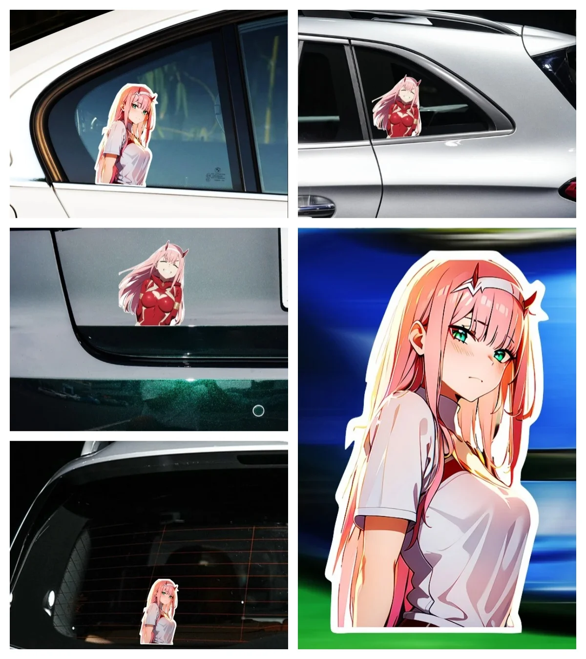 Cartoon Character PVC Reflective Sticker, Waterproof Reflective Decal for Car Windows, Motorcycles & Modified Cars