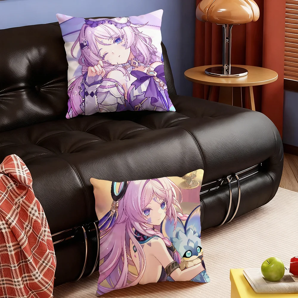Citlali Genshin Impact cushion cover Soft Smooth Hidden Zipper Washable Decorative Couch Bedroom Office Housewarming Gift