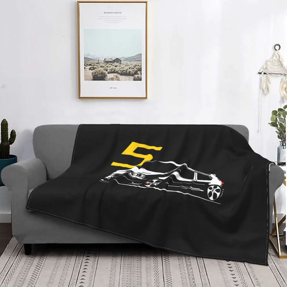 Golf Mk5 Fans Gti Vr6 Turbo Tuning Blanket Home On Couch Four Seasons Cover Blanket Machine Washable