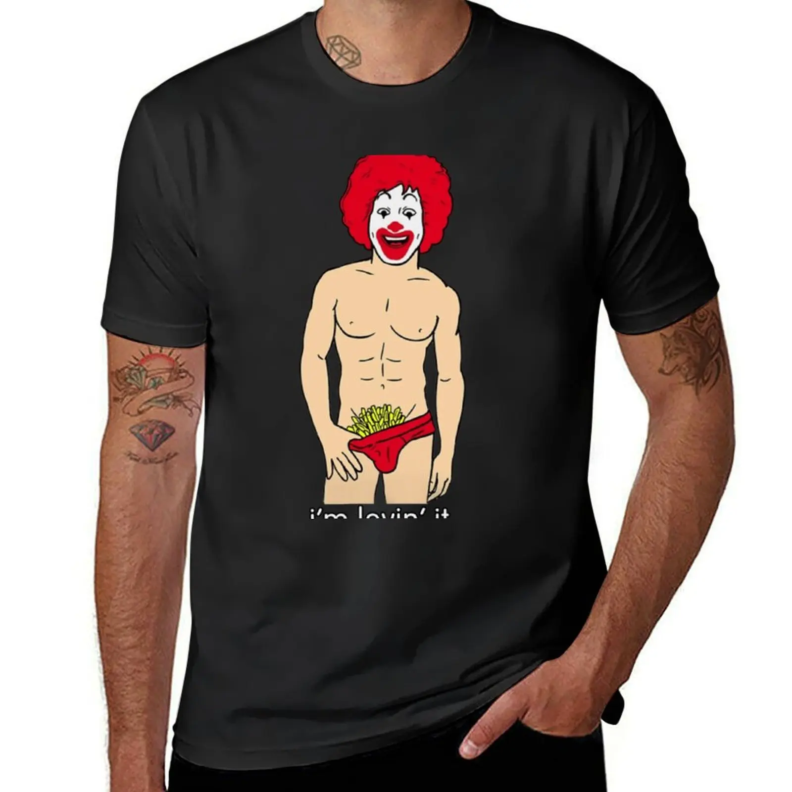 Im Lovin It I'm Lovin' it T-Shirt hippie clothes cute tops plus size tops oversized Men's t-shirts