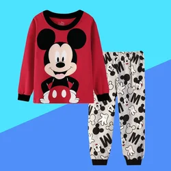 New Spring Autumn Children's Clothing Sets Mickey Boys Christmas Sleepwear Halloween Clothes Kids Pajamas Set Baby Boy Pyjamas