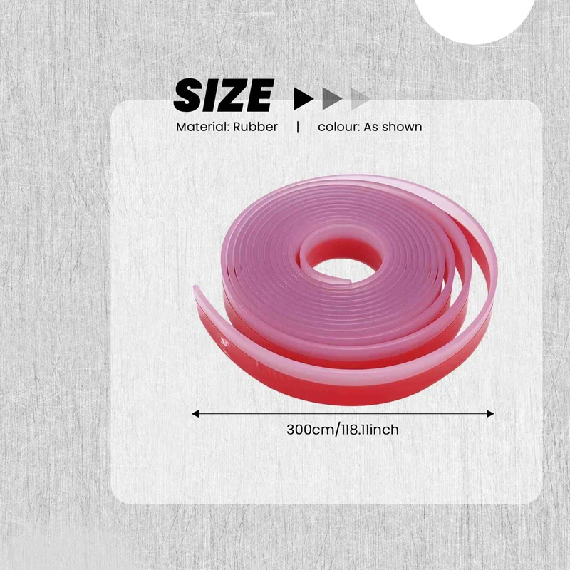 TOP 2Pcs 300Cm Guide Splinter Guard Replacement Strip For Track Saw Guide Rail Splinter Guard Power Tool Accessories
