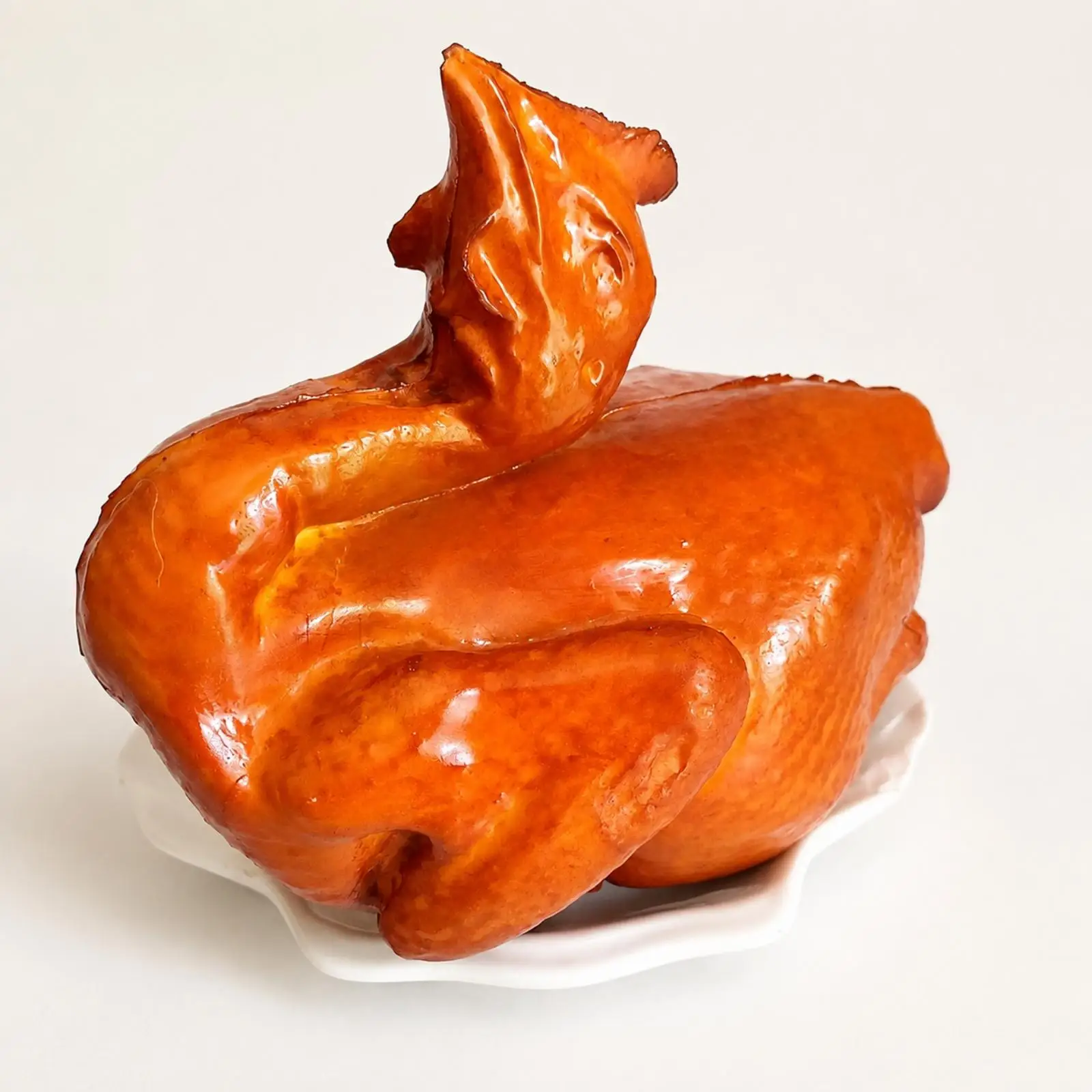 Realistic Chicken Simulation Prop Lightweight 18cm Food Model for Kitchen Decor Photoshoot Staging