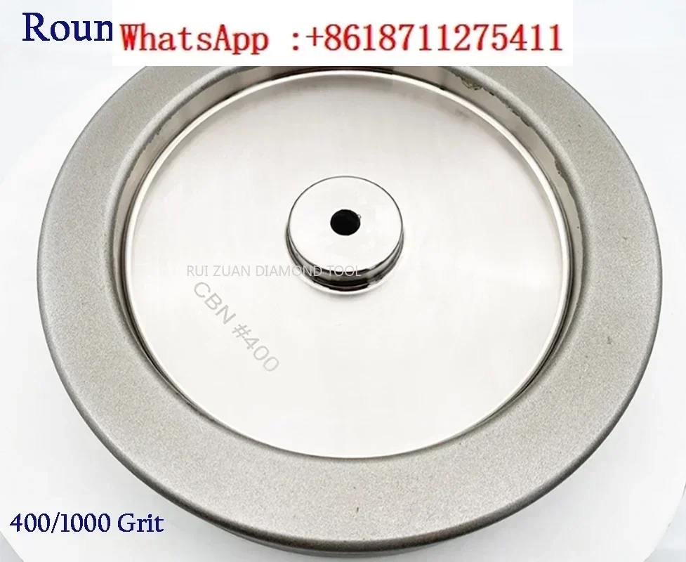 Resin Bond CBN Grinding Wheel for T7 T8 8'' 10'' 250mm 80 160 400 1000 2500 5000 10000 Grit