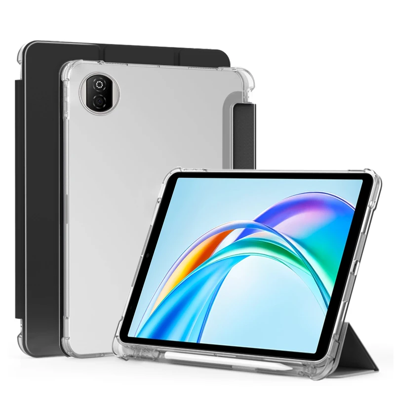 

For Huawei Honor Pad X7 Case with Pencil Holder Flip Stand TPU Back for Huawei Honor Pad X7 X 7 8.7 inch 2025 Tablet Cover