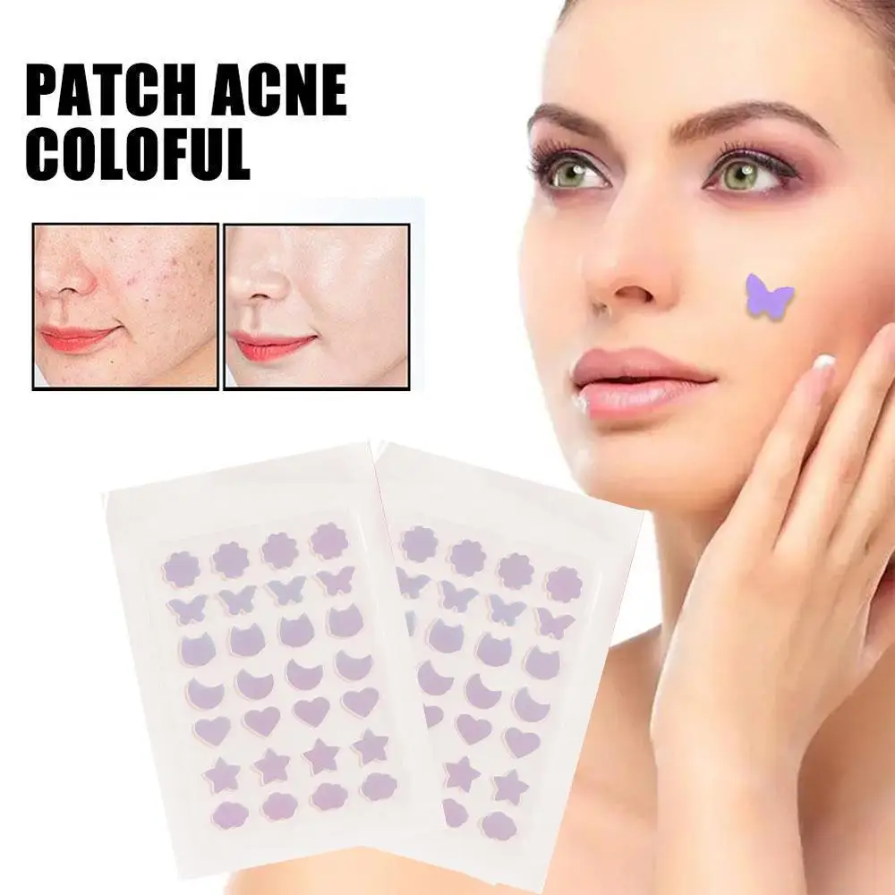 Star Pimple Patch Acne Colorful Invisible Acne Removal Beauty Concealer Spot Stickers Skin Face Makeup Care Tool Originalit C9J4